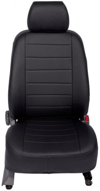 Чехлы на сиденья из экокожи Seintex (полосы, 40/60) Volkswagen Amarok (2009-2022) дорестайлинг, рестайлинг