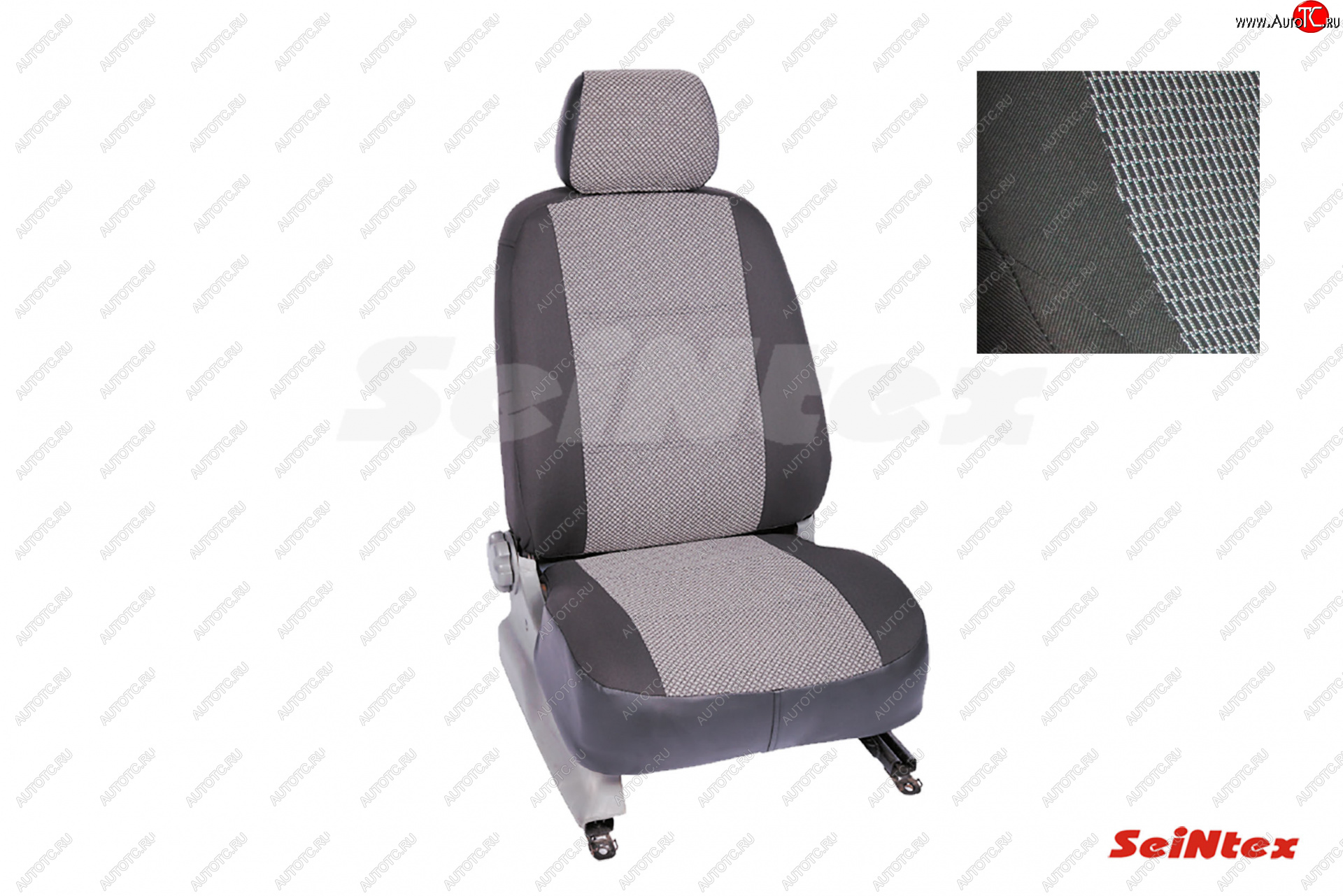 4 649 р. Чехлы для сидений на Seintex (жаккард) Volkswagen Crafter 1 (2006-2017)  с доставкой в г. Пермь