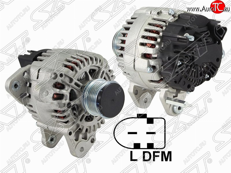 3 599 р. Генератор (110A/ 12V) (1,9D/2,0D/2,5D) SAT  Volkswagen Crafter  1 - Passat  B6  с доставкой в г. Пермь