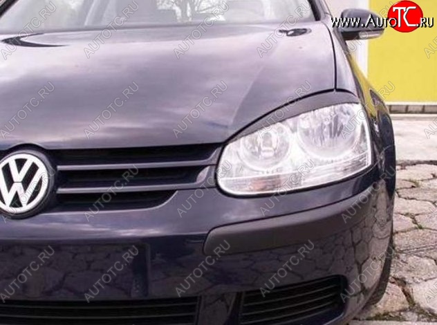 1 649 р. Реснички на фары CT Volkswagen Golf 5 хэтчбэк (2003-2009) (Неокрашенные)  с доставкой в г. Пермь