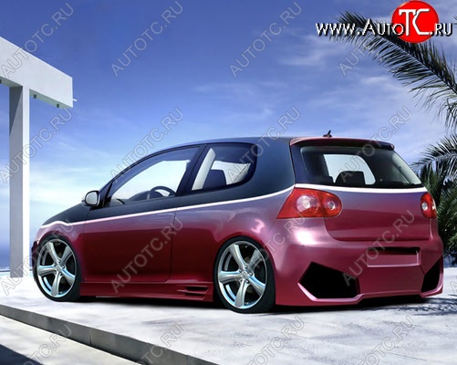 22 899 р. Задний бампер Golardo Volkswagen Golf 5 хэтчбэк (2003-2009)  с доставкой в г. Пермь