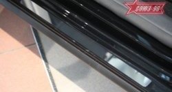 2 204 р. Накладки на внутренние пороги Souz-96 (без логотипа) Volkswagen Golf 5 хэтчбэк (2003-2009)  с доставкой в г. Пермь. Увеличить фотографию 2