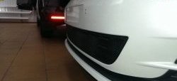 2 099 р. Сетка на бампер Russtal (черная) Volkswagen Golf 7 дорестайлинг, хэтчбэк 5 дв. (2012-2017)  с доставкой в г. Пермь. Увеличить фотографию 2