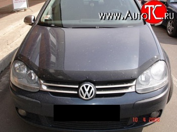 2 699 р. Дефлектор капота NovLine Volkswagen Golf Plus 5 (2004-2009)  с доставкой в г. Пермь