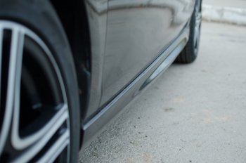 6 949 р. Пороги  MV Tuning (R-Line) Volkswagen Golf 6 хэтчбэк 5 дв. (2008-2014) (Неокрашенные)  с доставкой в г. Пермь. Увеличить фотографию 2