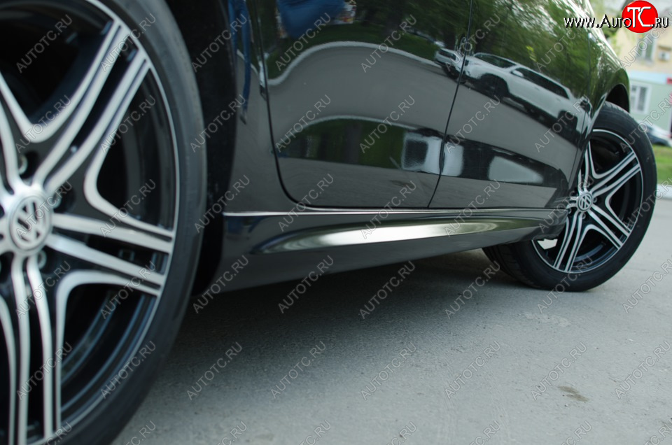 6 949 р. Пороги  MV Tuning (R-Line) Volkswagen Golf 6 хэтчбэк 5 дв. (2008-2014) (Неокрашенные)  с доставкой в г. Пермь