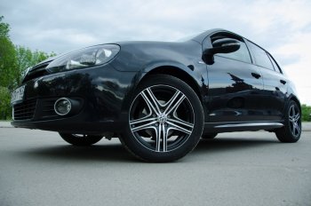 6 949 р. Пороги  MV Tuning (R-Line) Volkswagen Golf 6 хэтчбэк 5 дв. (2008-2014) (Неокрашенные)  с доставкой в г. Пермь. Увеличить фотографию 3