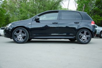 6 949 р. Пороги  MV Tuning (R-Line) Volkswagen Golf 6 хэтчбэк 5 дв. (2008-2014) (Неокрашенные)  с доставкой в г. Пермь. Увеличить фотографию 4