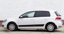 3 489 р. Молдинги дверей RA v2 (комплект) Volkswagen Golf 6 хэтчбэк 5 дв. (2008-2014) (Поверхность глянец (под окраску), Неокрашенные)  с доставкой в г. Пермь. Увеличить фотографию 6