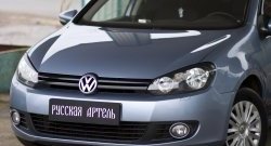 569 р. Реснички на фары RA Volkswagen Golf 6 хэтчбэк 5 дв. (2008-2014) (Неокрашенные)  с доставкой в г. Пермь. Увеличить фотографию 4