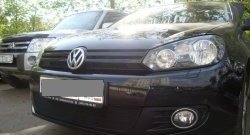1 469 р. Сетка на бампер Russtal (черная) Volkswagen Golf 6 хэтчбэк 5 дв. (2008-2014)  с доставкой в г. Пермь. Увеличить фотографию 3