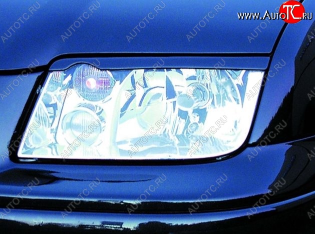 1 649 р. Реснички на фары CT Volkswagen Jetta A4 седан (1998-2005) (Неокрашенные)  с доставкой в г. Пермь