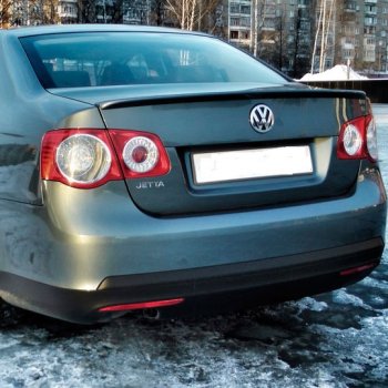 3 399 р. Лип спойлер АВТОКРАТ Volkswagen Jetta A5 седан (2005-2011) (Неокрашенный)  с доставкой в г. Пермь. Увеличить фотографию 2