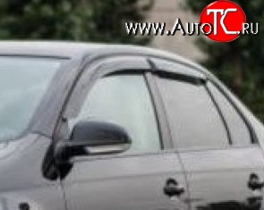 999 р. Комплект дефлекторов окон (ветровиков) 4 шт. (седан) Russtal Volkswagen Jetta A6 седан дорестайлинг (2011-2015)  с доставкой в г. Пермь