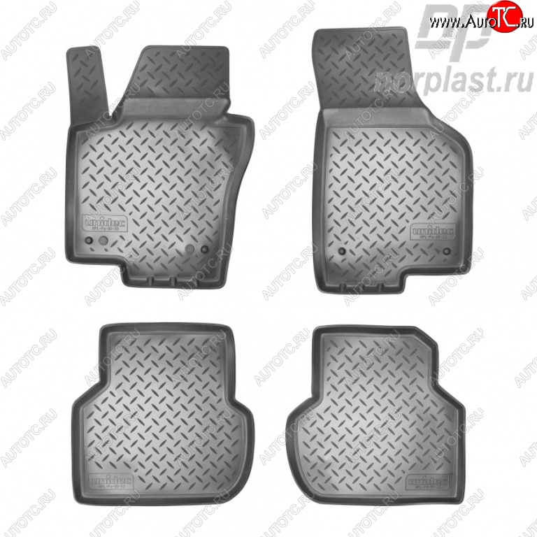 2 189 р. Комплект ковриков в салон Norplast  Volkswagen Jetta  A6 (2011-2015) седан дорестайлинг  с доставкой в г. Пермь