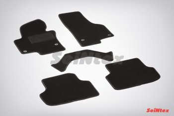Комплект ворсовых ковриков в салон LUX Seintex Volkswagen Jetta  A6 (2011-2015) седан дорестайлинг