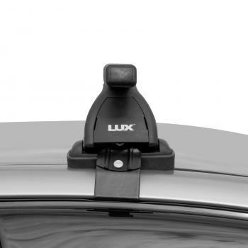 7 297 р. Багажник на крышу без рейлингов в сборе LUX  Volkswagen Passat  B6 (2005-2011) седан (поперечины прямоугольные 1.2 (цвет черный))  с доставкой в г. Пермь. Увеличить фотографию 3