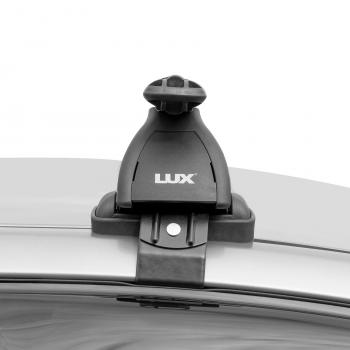 8 497 р. Багажник на крышу без рейлингов в сборе LUX  Volkswagen Passat  B6 (2005-2011) седан (аэро-классик 1.2 (цвет серый))  с доставкой в г. Пермь. Увеличить фотографию 4
