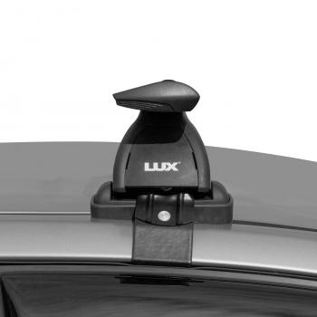 10 897 р. Багажник на крышу без рейлингов в сборе LUX  Volkswagen Passat  B6 (2005-2011) седан (аэро-трэвэл 1.2 (цвет черный))  с доставкой в г. Пермь. Увеличить фотографию 4