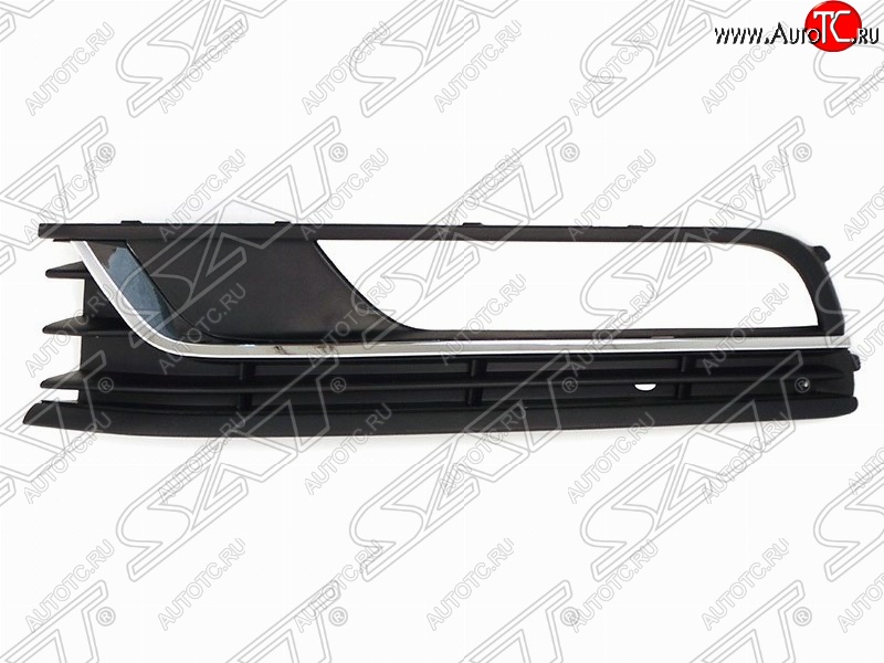 2 699 р. Левая вставка в бампер под ПТФ (хром) SAT Volkswagen Passat B7 седан (2010-2015)  с доставкой в г. Пермь
