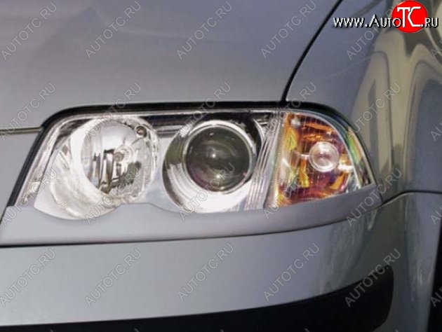 1 649 р. Нижние реснички на передние CT Volkswagen Passat B5.5 седан рестайлинг (2000-2005) (Неокрашенные)  с доставкой в г. Пермь