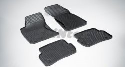 Износостойкие коврики в салон с рисунком Сетка SeiNtex Premium 4 шт. (резина) Volkswagen Passat  B5 (1996-2000) седан дорестайлинг, универсал дорестайлинг