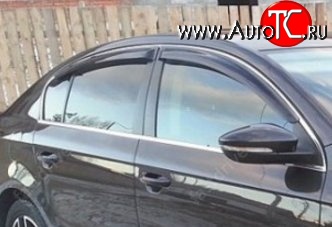 1 399 р.  Ветровики SkyLine VW Passat B7 SD 2011- (седан) Volkswagen Passat B7 седан (2010-2015)  с доставкой в г. Пермь