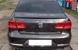 4 649 р. Лип спойлер Sport  Volkswagen Passat  B7 (2010-2015) седан (Неокрашенный)  с доставкой в г. Пермь. Увеличить фотографию 2