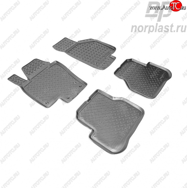2 139 р. Комплект ковриков в салон Norplast Volkswagen Passat B7 седан (2010-2015)  с доставкой в г. Пермь