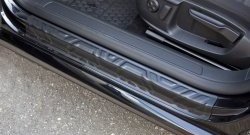 1 999 р. Накладки на порожки RA (комплект) Volkswagen Passat B7 универсал (2010-2015)  с доставкой в г. Пермь. Увеличить фотографию 3