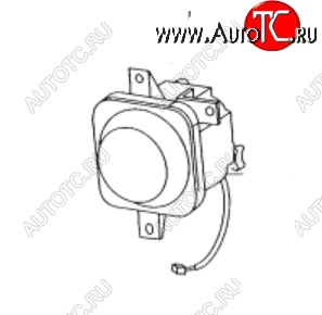 20 549 р. Правая противотуманная фара VAG  Volkswagen Pointer (2006-2009)  с доставкой в г. Пермь