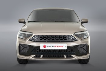Передний бампер REBOOT Volkswagen Polo  Mk6 (2020-2022) лифтбек (Окрашенный с выделением декоративных элементов)