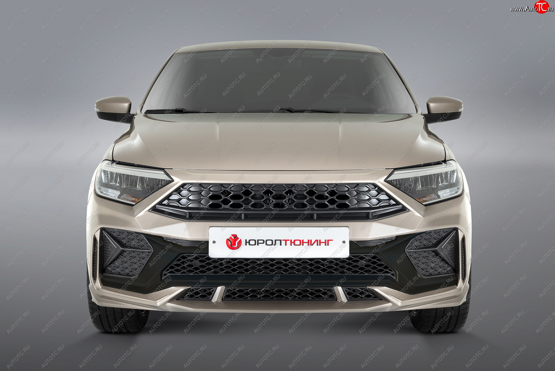 24 099 р. Передний бампер REBOOT  Volkswagen Polo  Mk6 (2020-2022) лифтбек (Окрашенный с выделением декоративных элементов)  с доставкой в г. Пермь