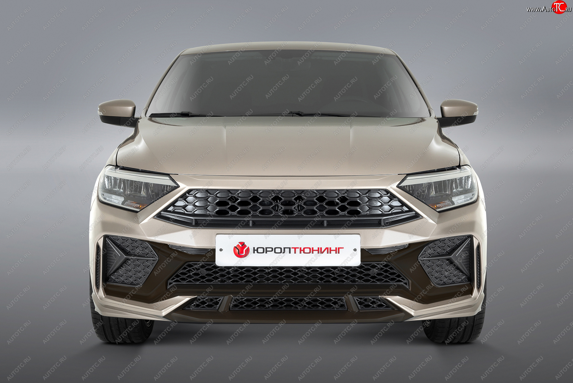 24 099 р. Передний бампер REBOOT  Volkswagen Polo  Mk6 (2020-2022) лифтбек (Окрашенный с выделением диффузора и декоративных элементов)  с доставкой в г. Пермь