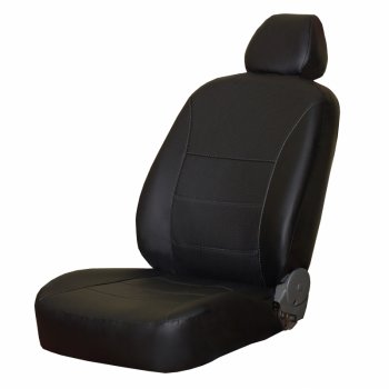 Чехлы на сиденья (экокожа, 60/40) ПЕТРОВ Орегон Skoda Rapid  MK2 (2019-2025), Volkswagen Polo  Mk6 (2020-2022) (черный)