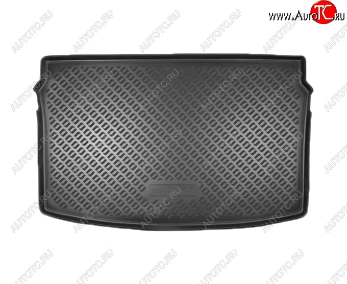 1 569 р. Коврик в багажник Norplast (на верхнюю полку)  Volkswagen Polo  Mk6 (2020-2022) лифтбек (Черный)  с доставкой в г. Пермь