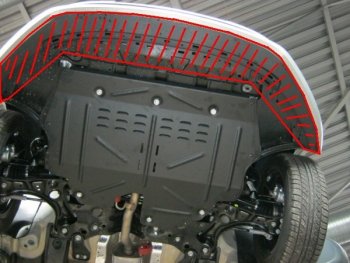 2 269 р. Спойлер бампера переднего NSP Volkswagen Polo 5 седан рестайлинг (2015-2020) (Неокрашенная)  с доставкой в г. Пермь. Увеличить фотографию 2