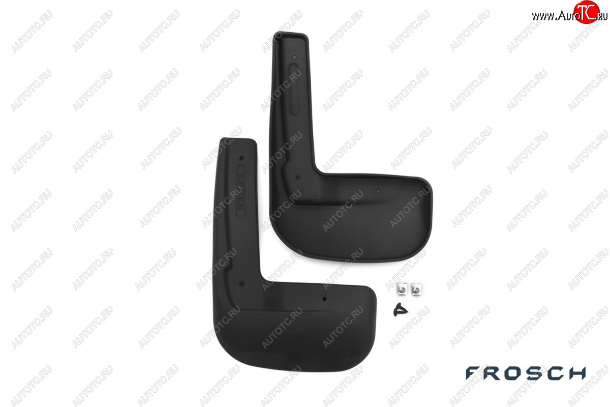4 799 р. Брызговики Frosch Volkswagen Polo 5 седан рестайлинг (2015-2020) (Передние)  с доставкой в г. Пермь