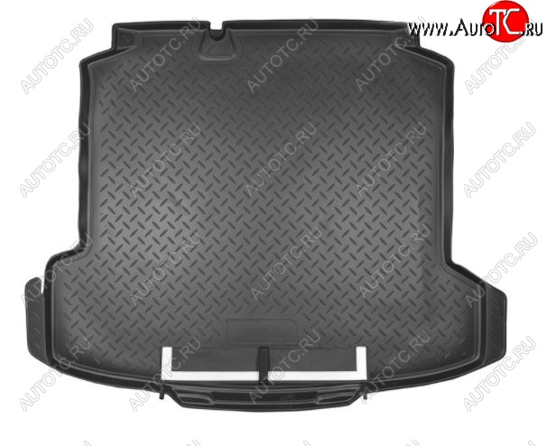 3 099 р. Коврик в багажник Norplast  Volkswagen Polo  5 (2009-2020) седан дорестайлинг, седан рестайлинг (Черный с фартуком)  с доставкой в г. Пермь