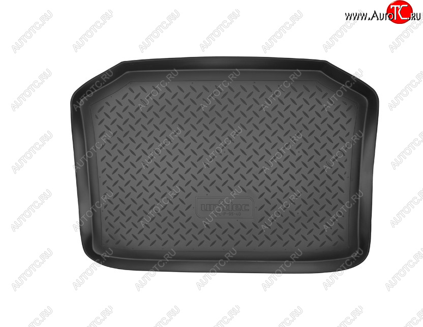 1 569 р. Коврик в багажник Norplast Unidec  Volkswagen Polo  9N1 (2001-2009) хэтчбэк 5 дв. дорестайлинг, рестайлинг, хэтчбэк 5 дв. (Цвет: черный)  с доставкой в г. Пермь