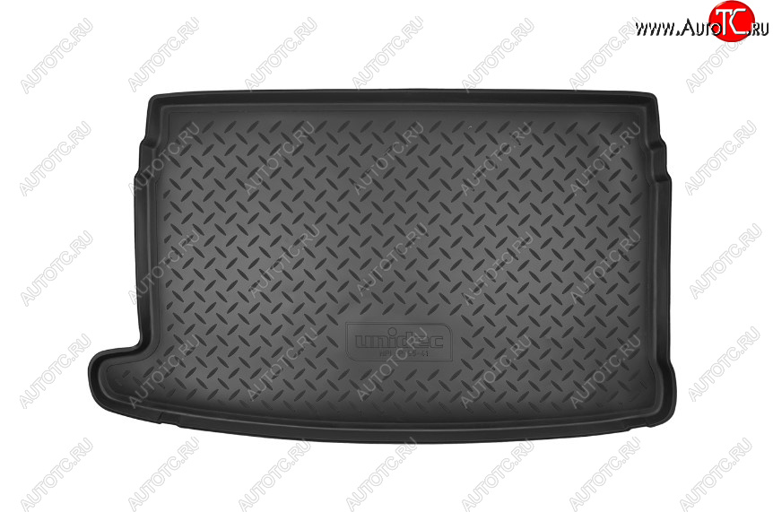 1 569 р. Коврик в багажник Norplast Unidec  Volkswagen Polo  5 (2009-2020) хэтчбек дорестайлинг, хэтчбек рестайлинг (Цвет: черный)  с доставкой в г. Пермь