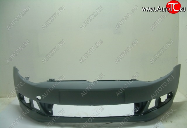 2 149 р. Бампер передний SPARD (чёрный) Volkswagen Polo 5 седан дорестайлинг (2009-2015) (Неокрашенный)  с доставкой в г. Пермь