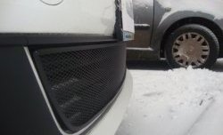 2 089 р. Сетка на бампер Russtal (черная) Volkswagen Polo 5 седан дорестайлинг (2009-2015)  с доставкой в г. Пермь. Увеличить фотографию 2