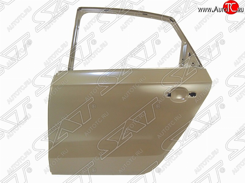 15 549 р. Левая дверь задняя SAT Volkswagen Polo 5 седан дорестайлинг (2009-2015) (Неокрашенная)  с доставкой в г. Пермь