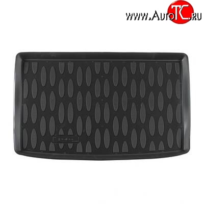 1 579 р. Коврик в багажник Aileron (полиуретан)  Volkswagen Polo  5 (2009-2015) хэтчбек дорестайлинг  с доставкой в г. Пермь