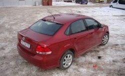 4 199 р. Козырёк на заднее лобовое стекло Sport Volkswagen Polo 5 хэтчбек рестайлинг (2015-2020) (Неокрашенный)  с доставкой в г. Пермь. Увеличить фотографию 5