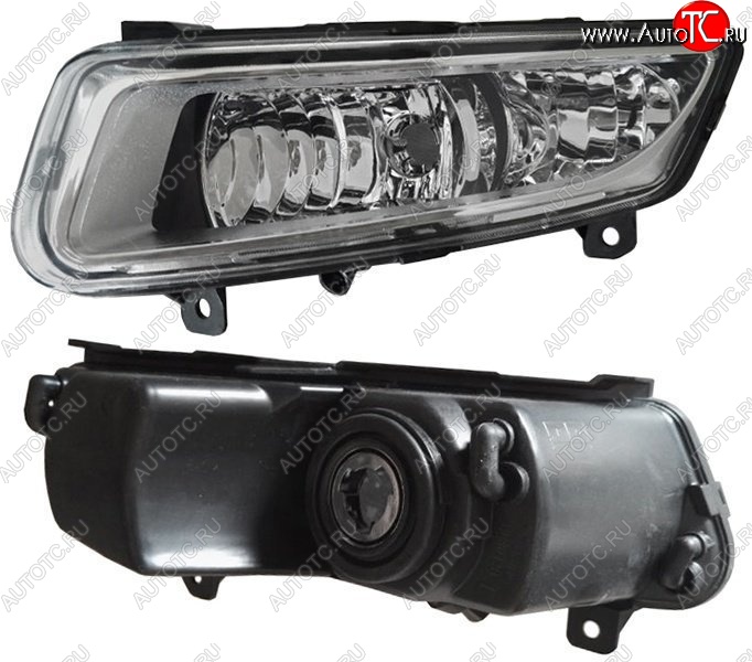 1 139 р. Противотуманная левая фара SAT Volkswagen Polo 5 хэтчбек дорестайлинг (2009-2015)  с доставкой в г. Пермь
