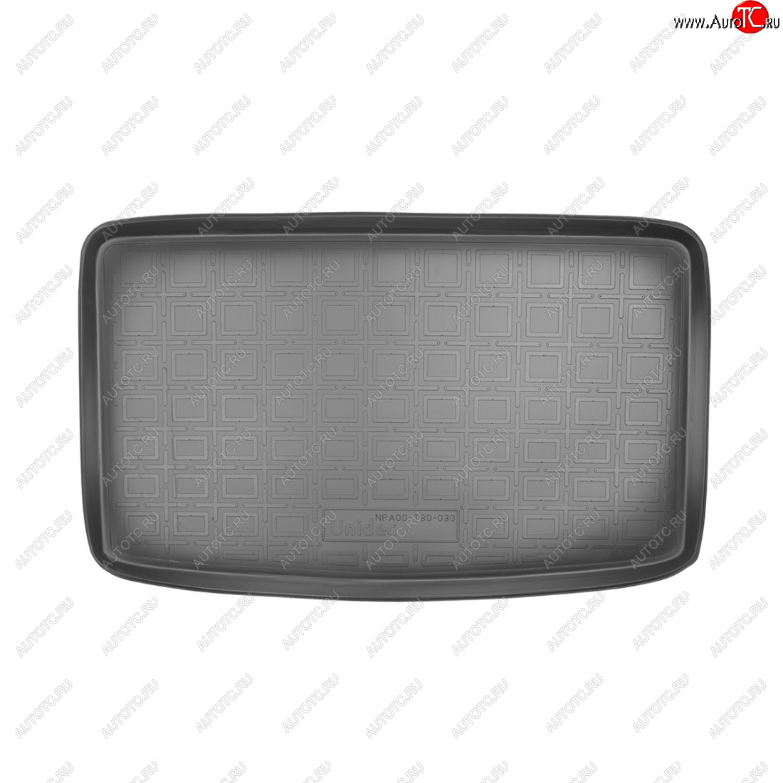 1 599 р. Коврик багажника Norplast Unidec (7 мест разложенный 3-й ряд)  Volkswagen Sharan  MK2,7N (2010-2015) дорестайлинг (черный)  с доставкой в г. Пермь