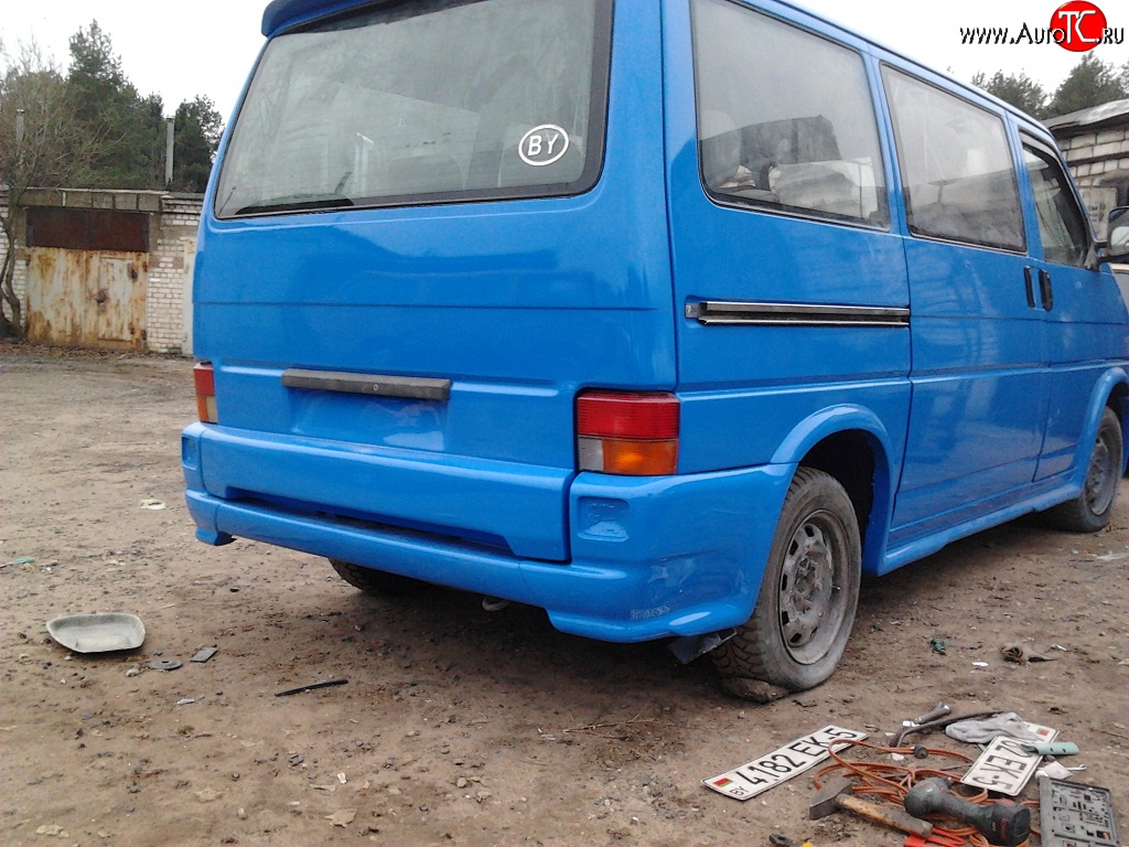 8 899 р. Задний бампер Luxe Volkswagen Transporter T4 рестайлинг (1996-2003)  с доставкой в г. Пермь