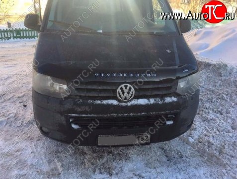 999 р. Дефлектор капота Russtal (вариант Б) Volkswagen Transporter T5 рестайлинг (2009-2015)  с доставкой в г. Пермь